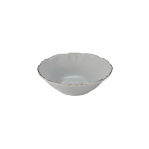ARMONÍA BOWL BLANCO BORDE DORADO 15CM