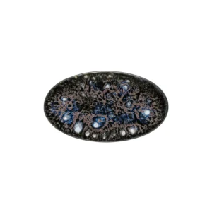 RUDO LUNAR NEGRO PLATO OVAL 22CM