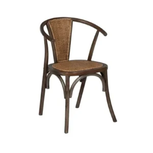 CLASSIC SILLA CHOCOLATE Y RATÁN 55X50XH81CM