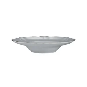 ARMONÍA PLATO PASTA BLANCO BORDE DORADO 26CM