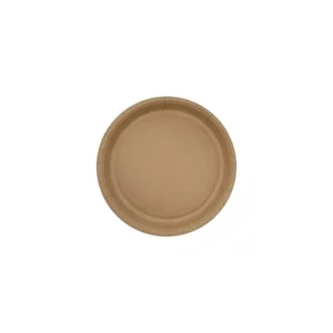 CARTÓN KRAFT PLATO LLANO 18CM (450 UNIDADES)
