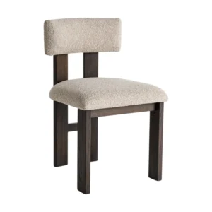 TERRA SILLA MADERA Y TELA ANTIMANCHAS BEIGE