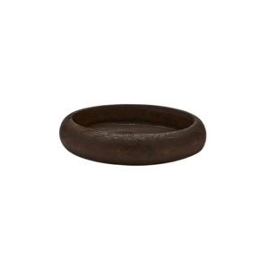 MADERA OSCURA PLATO HONDO REDONDO 24X H7CM