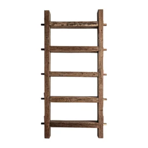 ESTANTERÍA MADERA ENVEJECIDA 116X35XH220CM