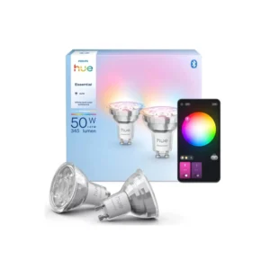 HUE PHILIPS FOCO INTELIGENTE GU10 345LM (2 UNIDADES)