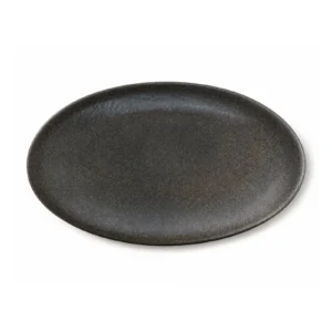 ART TERRA MARRÓN BANDEJA OVAL 40X27CM