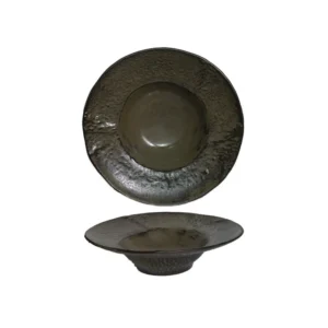 CRUDO VERDE OSCURO PLATO SOMBRERO 24CM