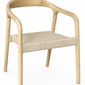 VALCAN SILLÓN MADERA DE HAYA Y CUERDA NATURAL