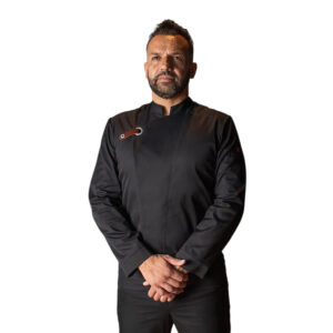 DRUBAL CHAQUETA COCINA UNISEX NEGRO