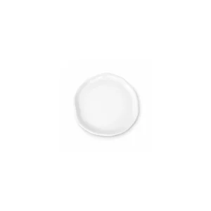 MAREA PLATO IRREGULAR 10CM BLANCO ESMALTADO