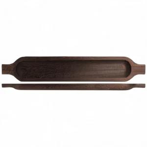 MADERA OSCURA BANDEJA LARGA 74X12X H3CM