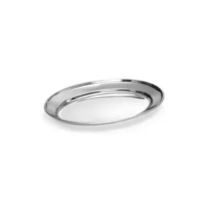 ACERO INOX BRILLO BANDEJA OVALADA 19x14CM