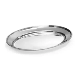ACERO INOX BRILLO BANDEJA OVALADA 30x22CM