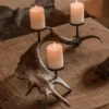 candelabro-cuerno-poliresina-marron