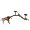 candelabro-cuerno-poliresina-marron-frontal