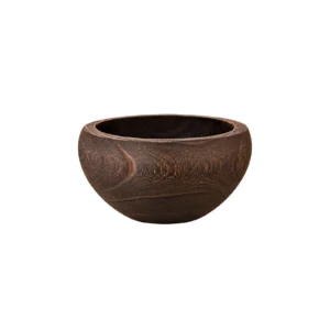 MADERA OSCURA BOL 19X H11CM