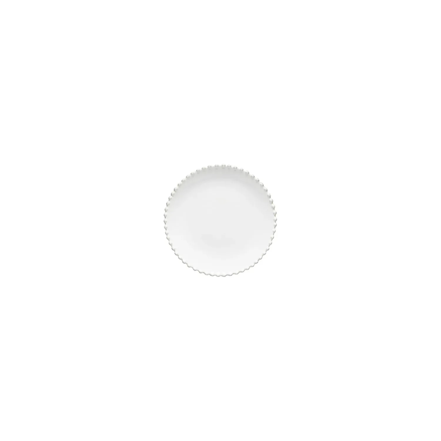 PERLA BLANCO PLATO LLANO 13CM