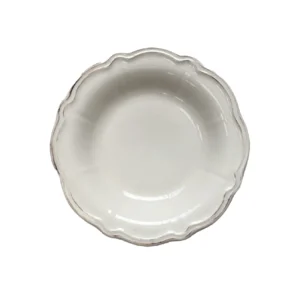 VINTAGE RIBETE ENVEJECIDO MARRÓN PLATO HONDO 21CM