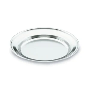 ACERO INOX BRILLO PLATO LLANO CON ALA 22X H2,5CM