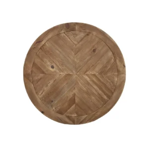 TAPA DE MADERA RECUPERADA CIRCULAR 120X H5CM